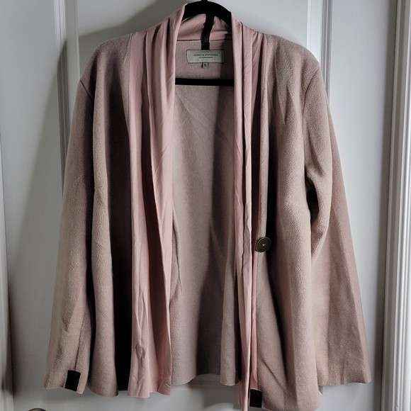Henriette Steffensen Women's Drape Cardigan Jersey Fleece XL - Picture 1 of 5